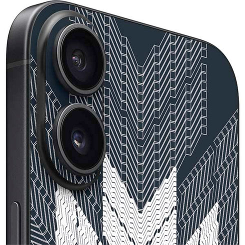 NYC Symmetric Flower iPhone 16 Plus Skin